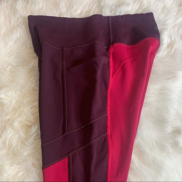 Athleta All In Structure 7/8 Colorblock Leggings - Picture 7 of 13
